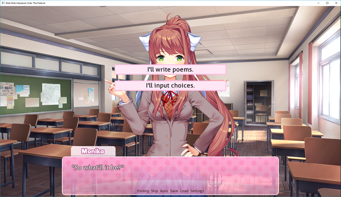 Doki Doki Literature Club and How Choices Change the Game