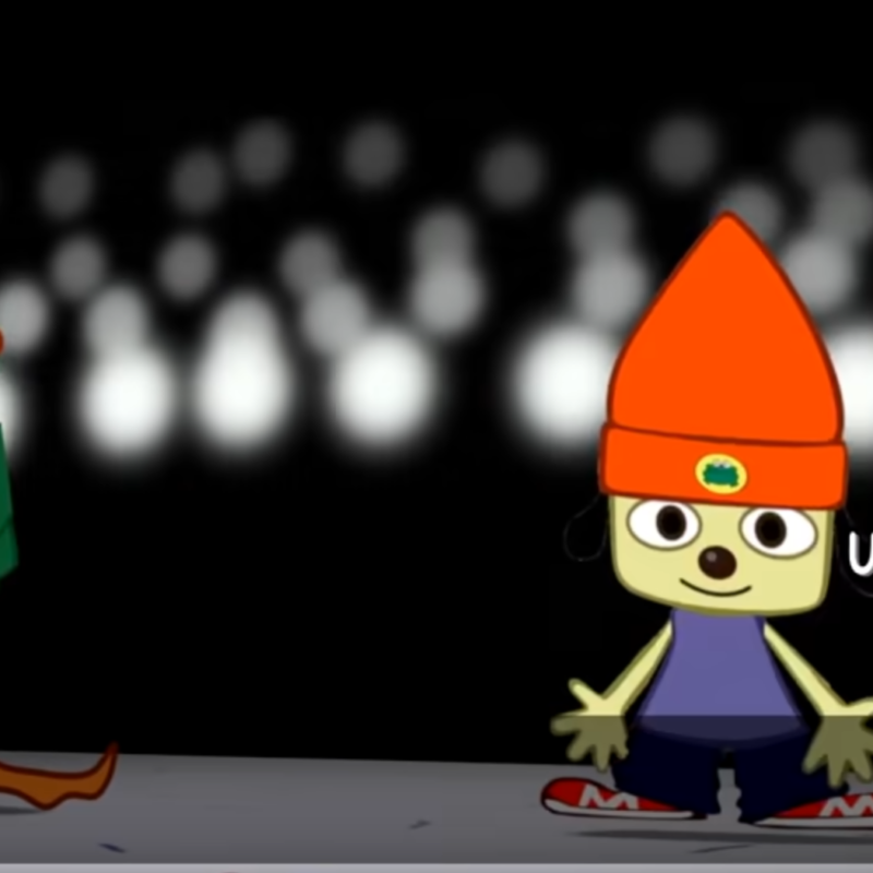 PaRappa the Rapper and a Duck