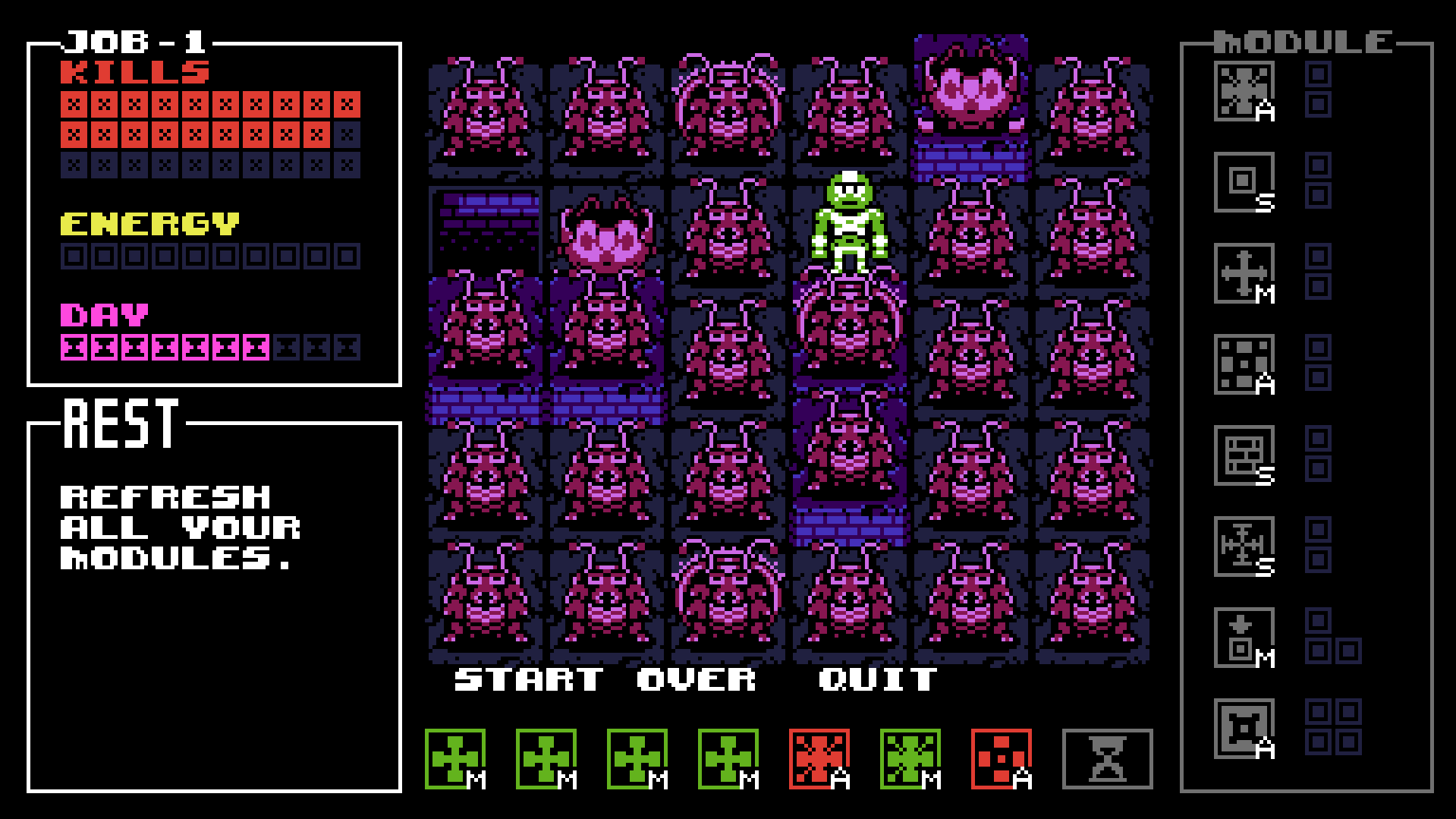 UFO 50: Using Movement as a Weapon and Catching Bugs Without Luck